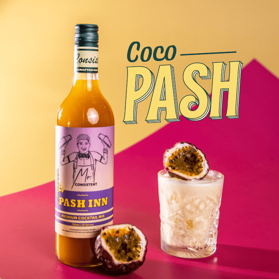 New Recipe Creamy Coconut & Passionfruit Cocktail Mr. Consistent