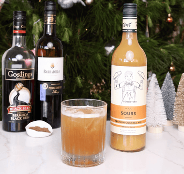 12 Days of Christmas Cocktails: Nana's Rum Ball Sour🍊 - Mr. Consistent
