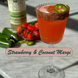 Our fave Strawberry & Coconut Margarita