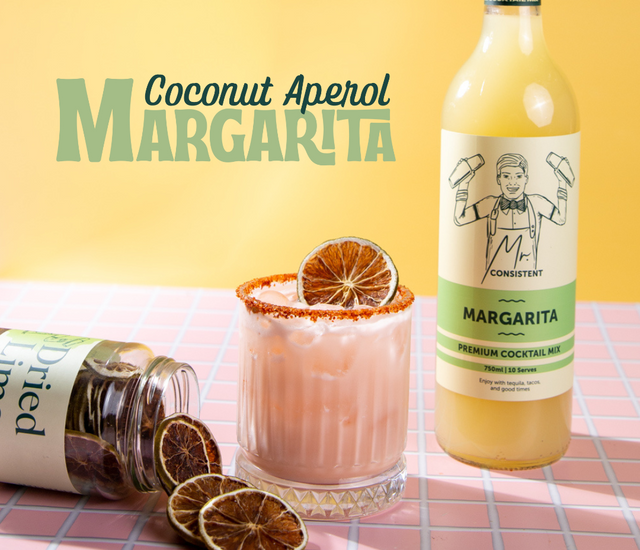 The Perfect Entertainer Cocktail COCONUT APEROL MARGARITA Mr. Consistent