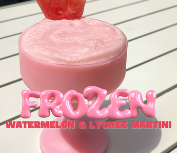 The Viral FROZEN Lychee & Watermelon Martini