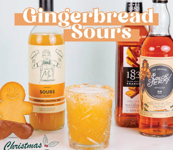 HOLIDAY COCKTAIL RECIPE | GINGERBREAD SOURS - Mr. Consistent