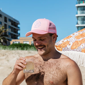 Pink Cocktail Drinking Club - Trucker Hat