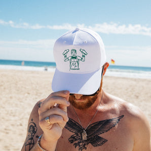 Mr. Consistent OG Cap - White / Green